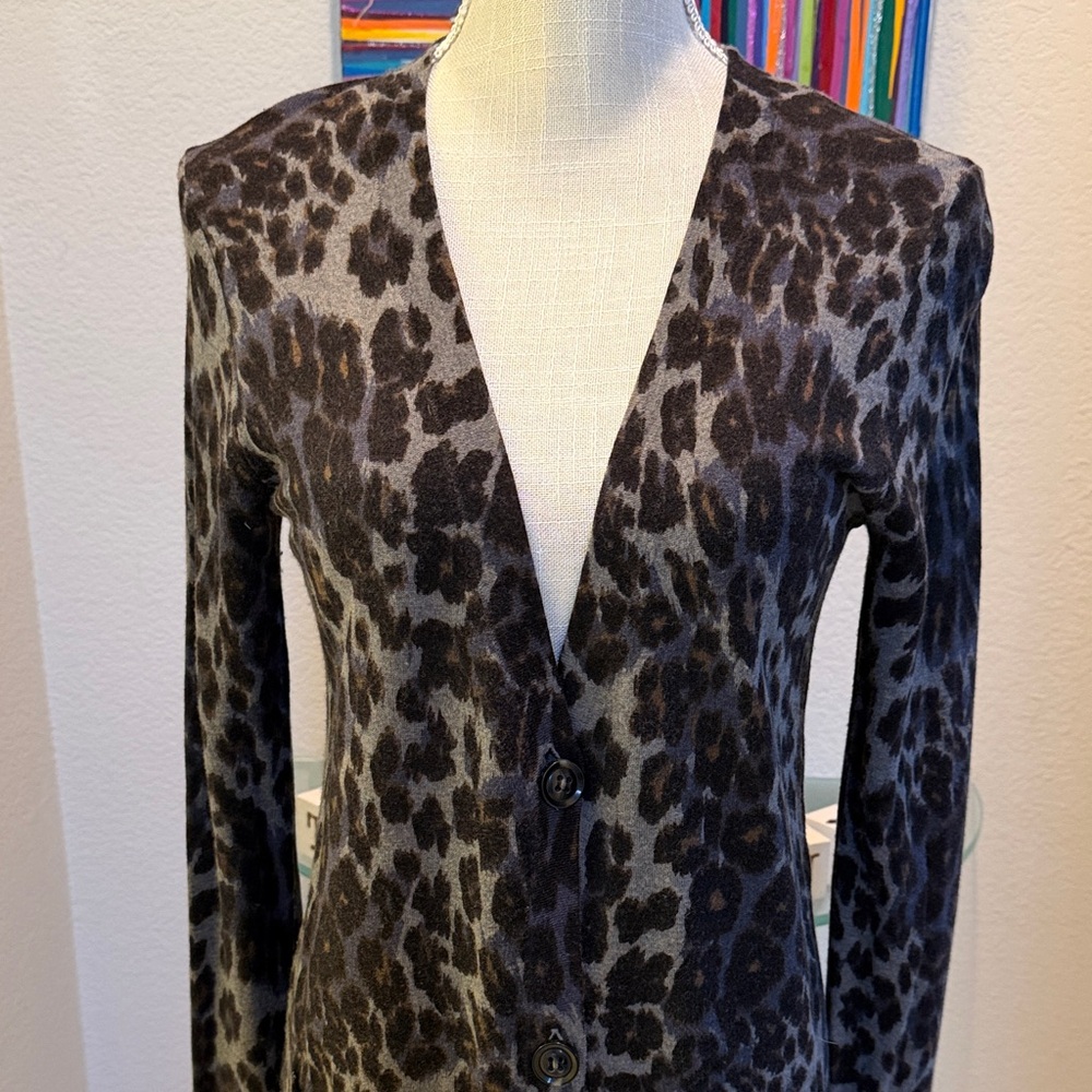 Leopard Print Women's cardigan
